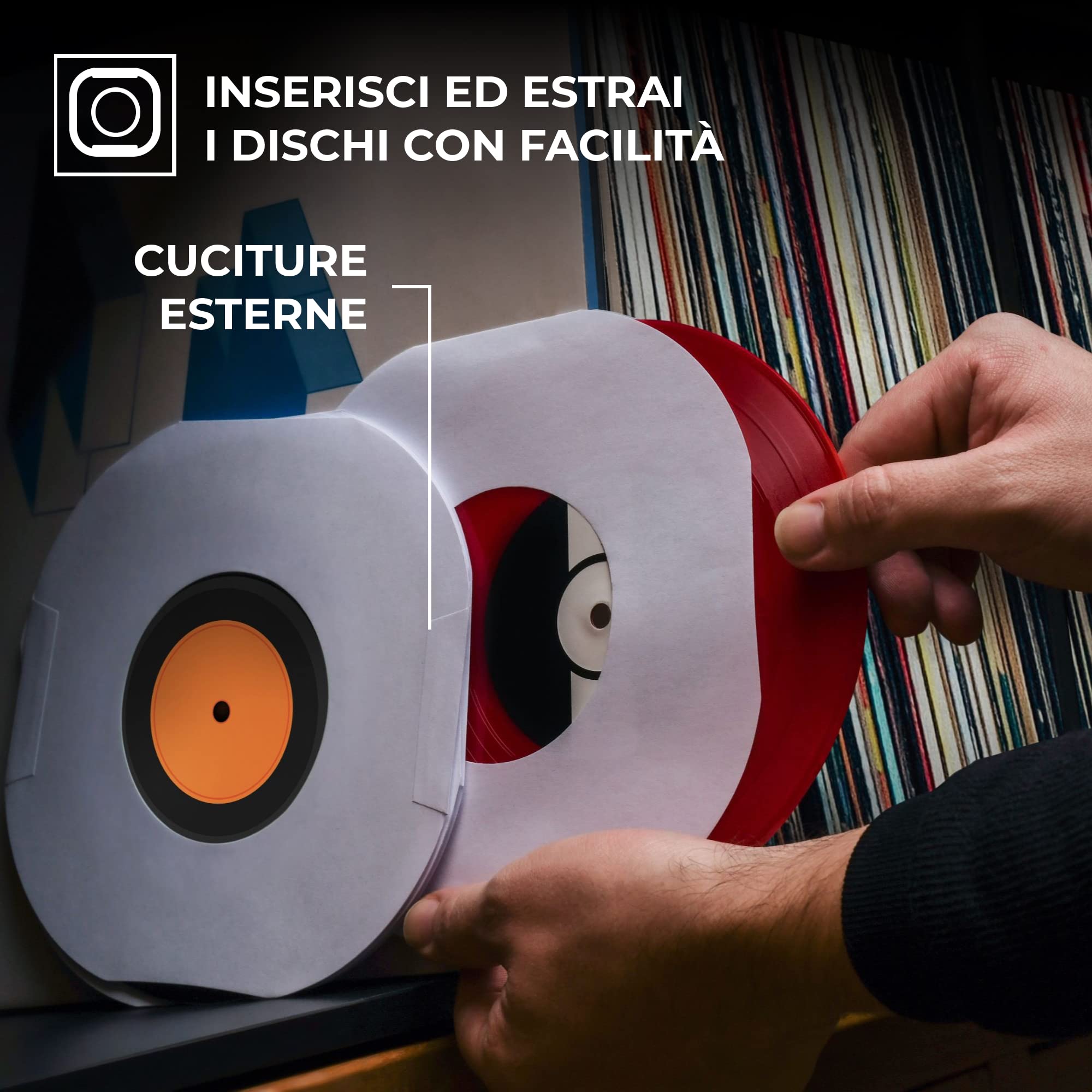 Big Fudge Inner Sleeves Buste Interne Vinili 50 Pezzi