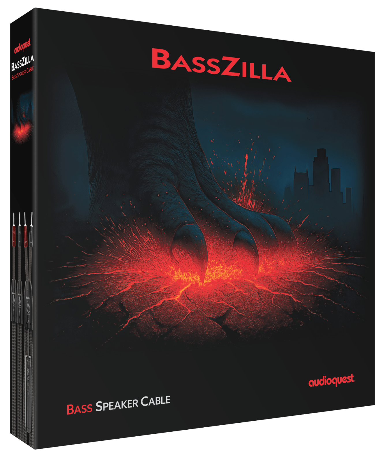 AudioQuest BassZilla coppia cavi diffusori 2m banana argento