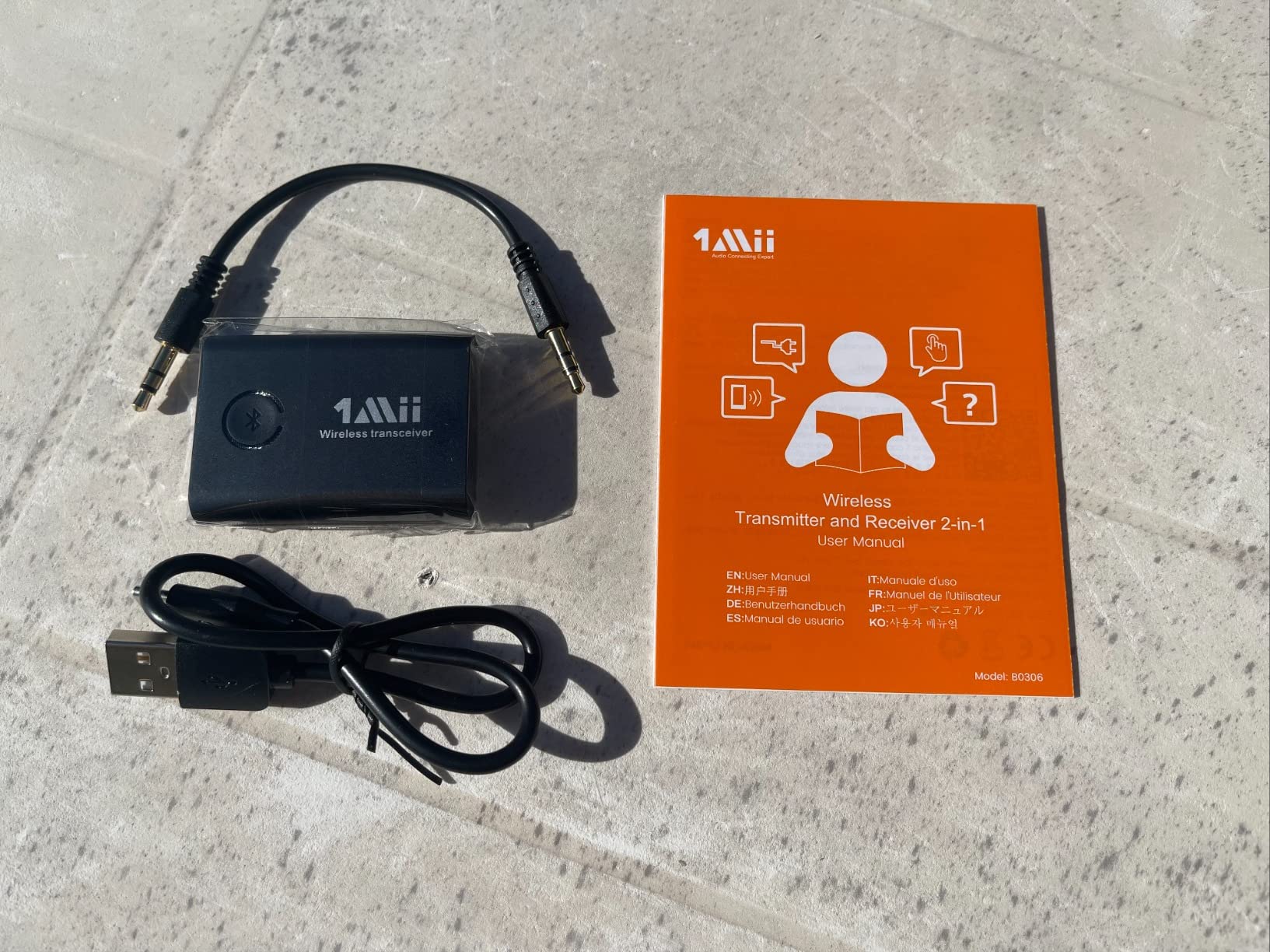 1Mii ML301 Trasmettitore Ricevitore Bluetooth 5.3 aptX AUX
