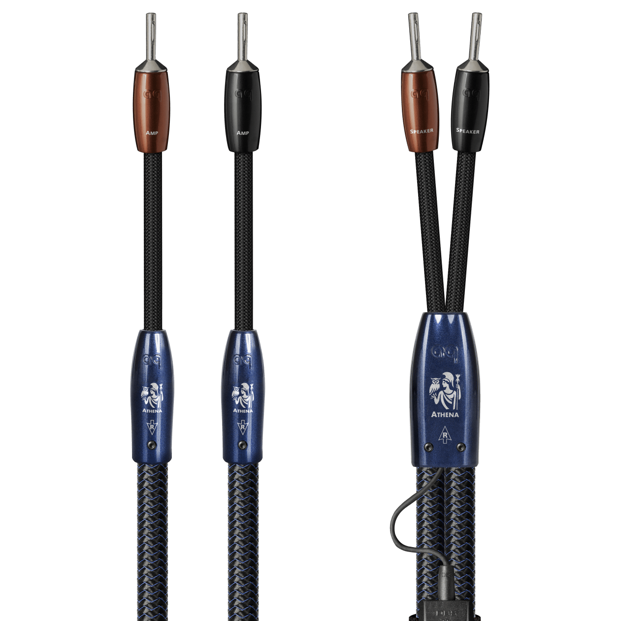 AudioQuest Athena cavo diffusori coppia 3m banana argento