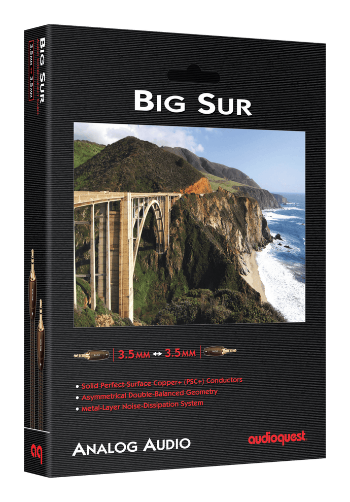 AudioQuest Big Sur 3,5mm M-M cavo aux jack in rame