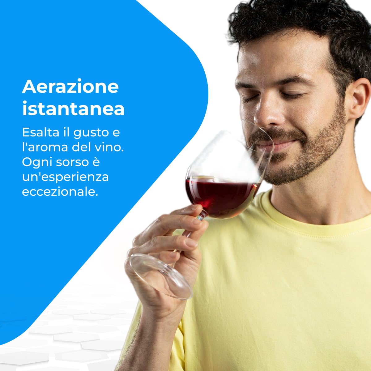 NK Aeratore Vino Elettrico Decanter Automatico Nero
