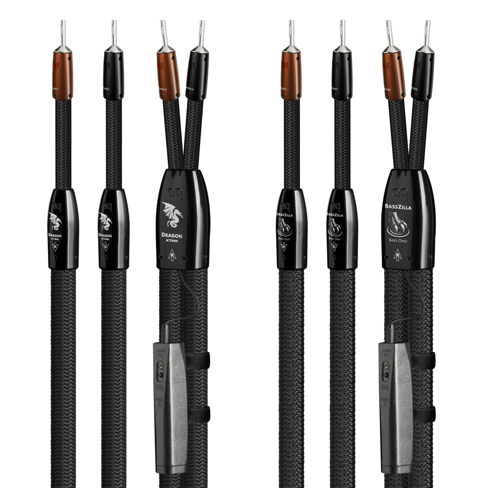 AudioQuest Dragon BassZilla cavo diffusori biwire 2,44 m coppia