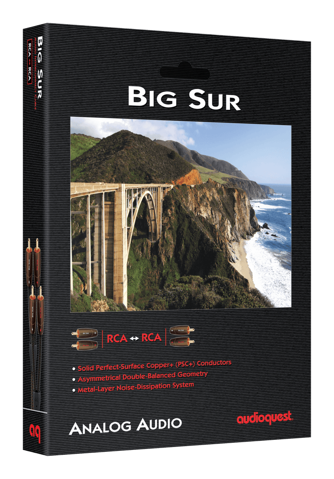 Audioquest Big Sur RCA-RCA cavo audio rame PSC+
