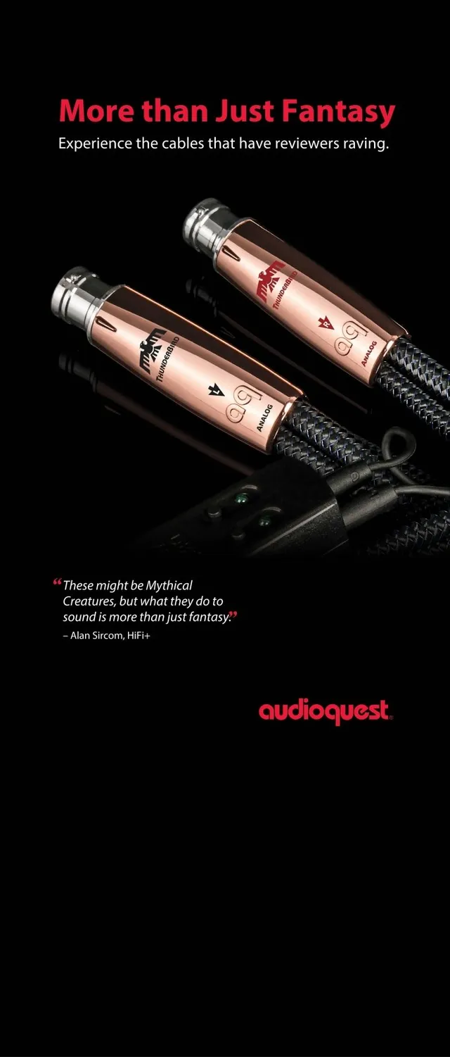 Audioquest Accessories More than Just Fantasy poster ThunderBird XLR