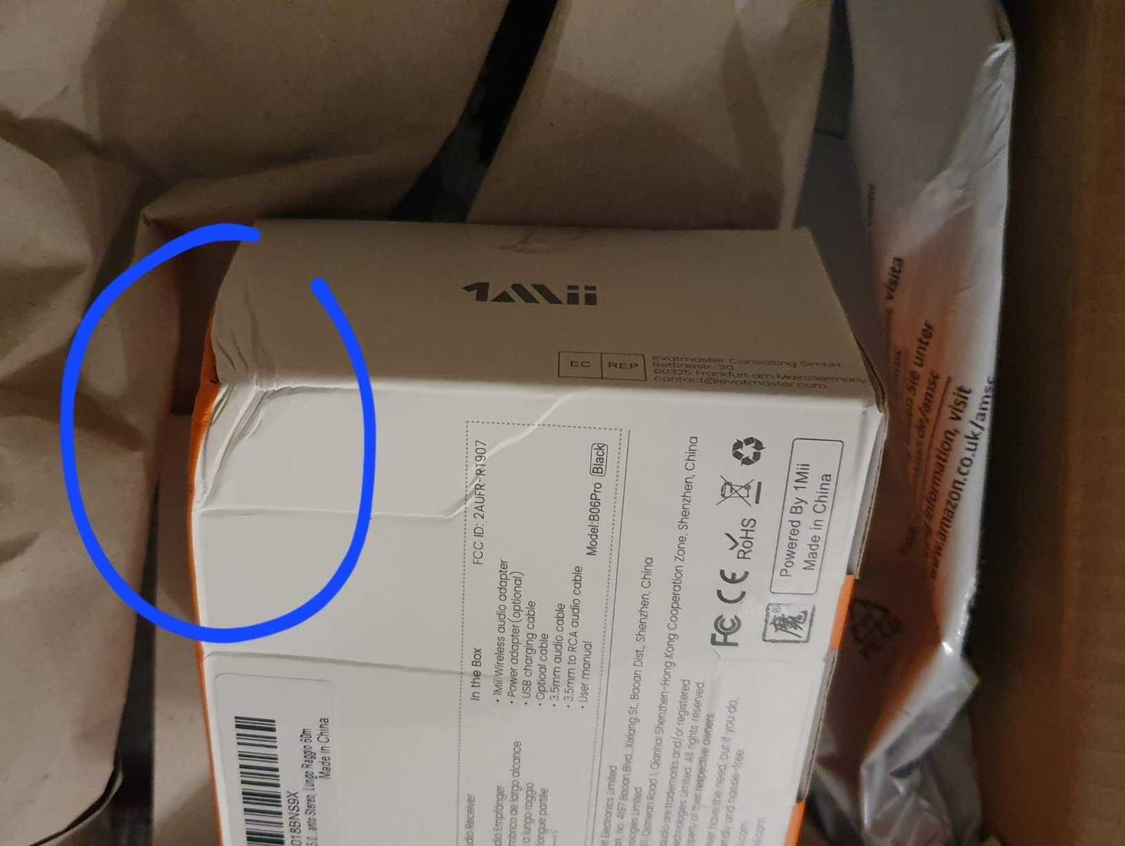 1Mii B06 Pro Ricevitore Bluetooth HiFi aptX LL 60m
