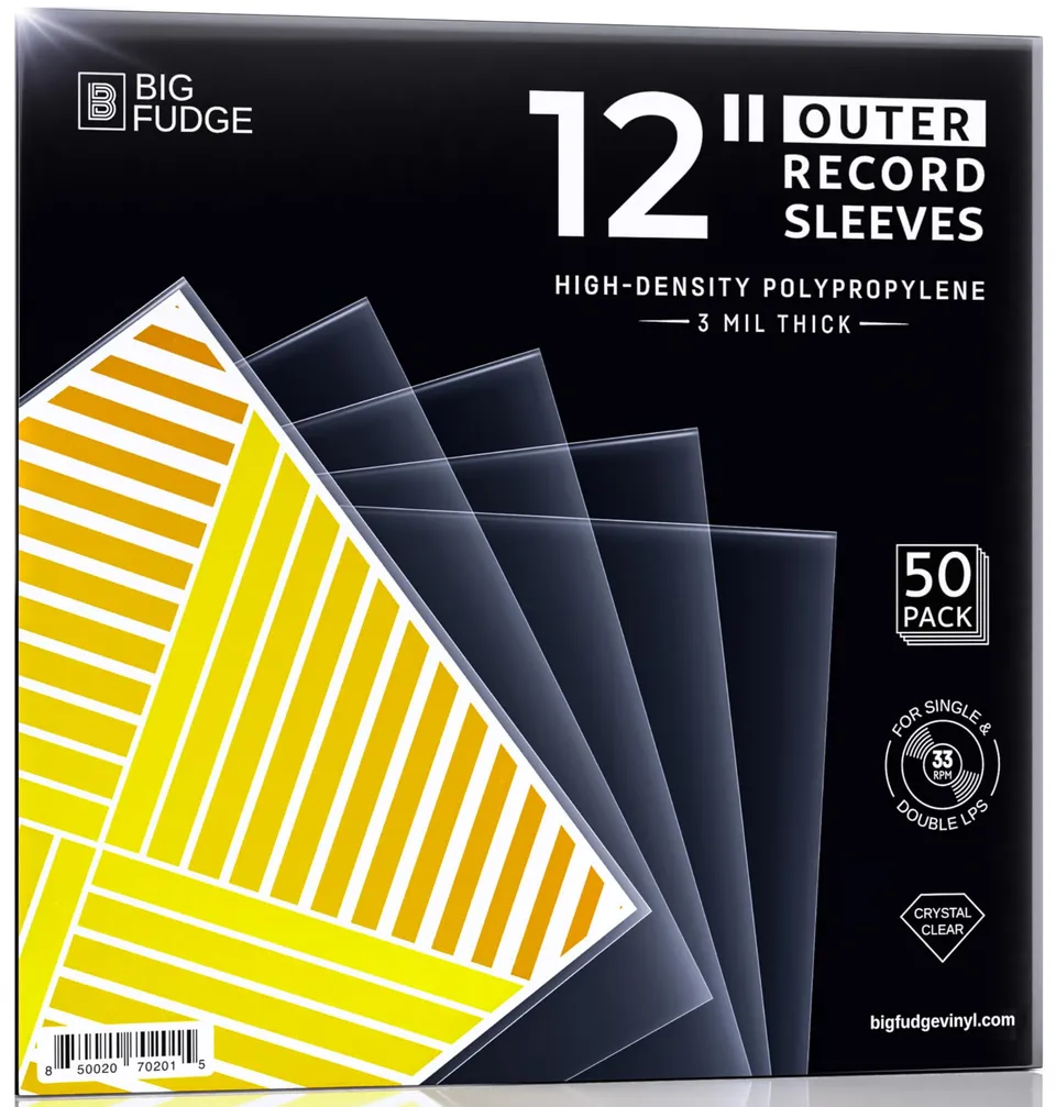 Big Fudge Outer Sleeves Buste Vinili 12" 50 pz 3 Mil