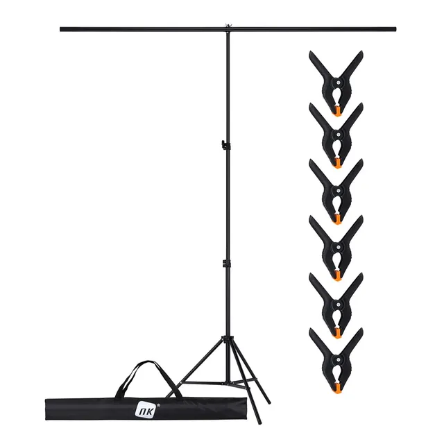 NK Supporto Sfondo Fotografico 1,5x2 m con Treppiede e Borsa