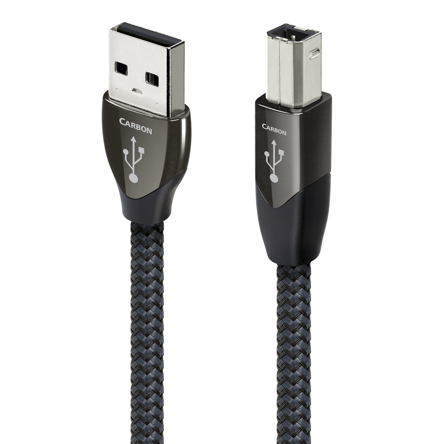 AudioQuest Carbon cavo USB A-B 0,75 m 5% argento
