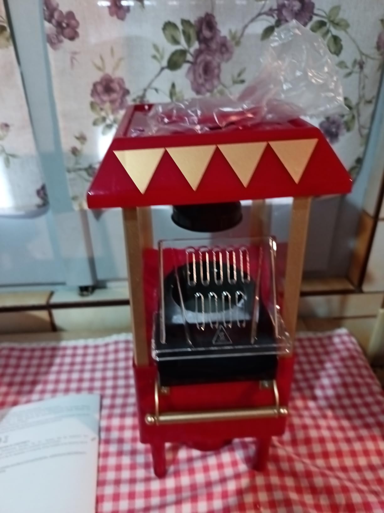 NK Macchina Popcorn Aria Calda 1200W Nero 0,3L