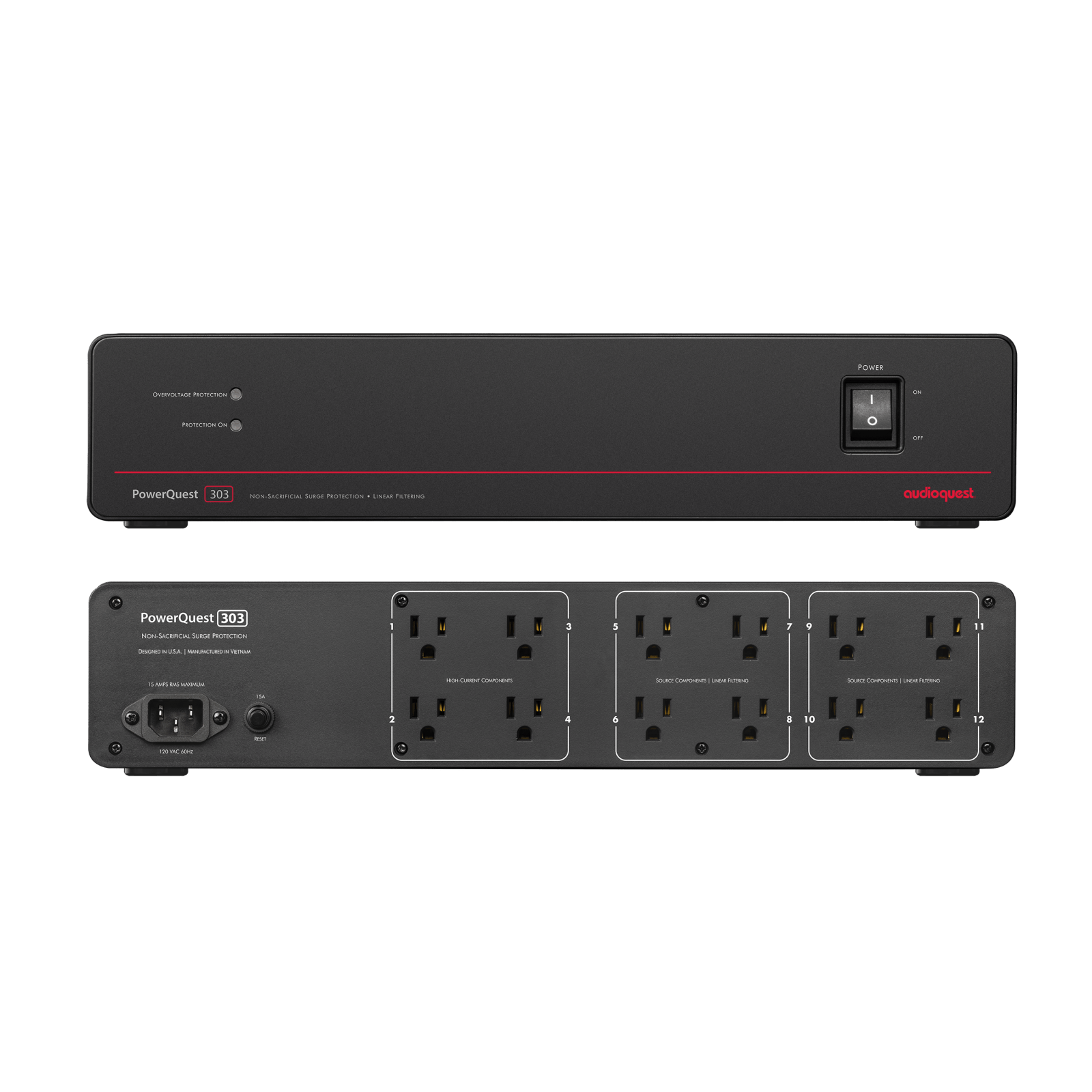 AudioQuest PowerQuest 303 condizionatore rete Schuko Europa