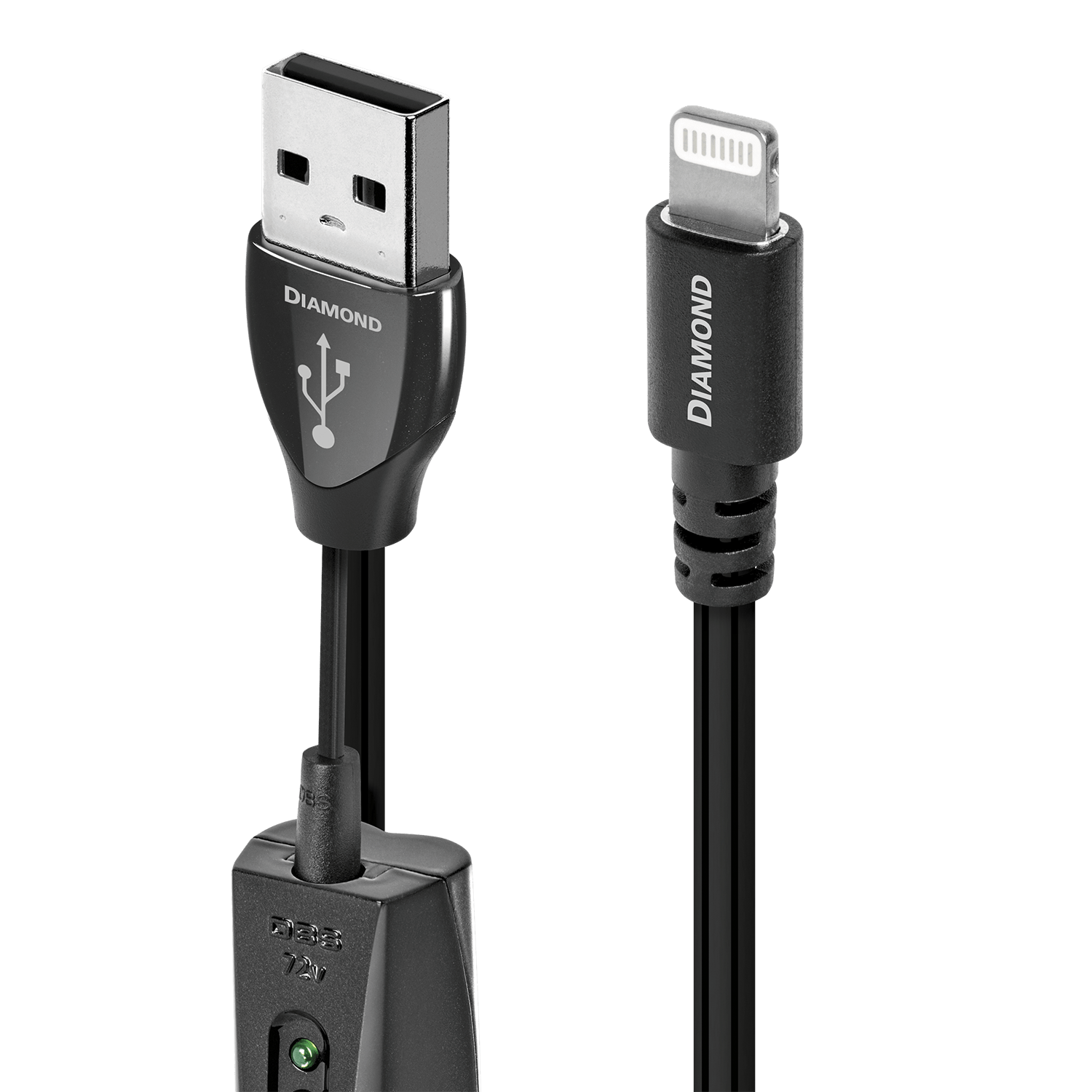 Audioquest Diamond USB-A Lightning cavo USB argento 0,75 m