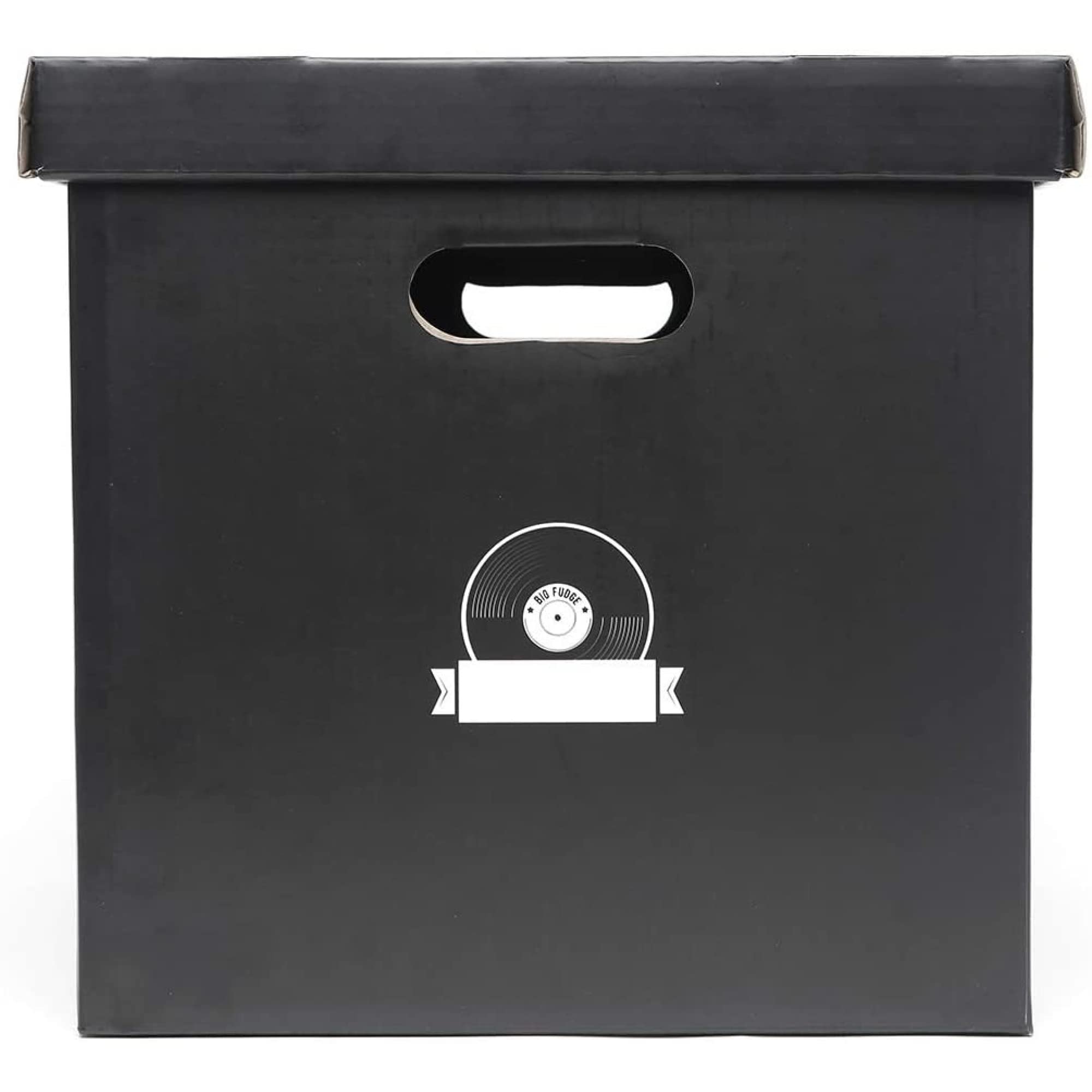 Big Fudge Cube scatola porta vinili nero 5 pezzi 33 cm