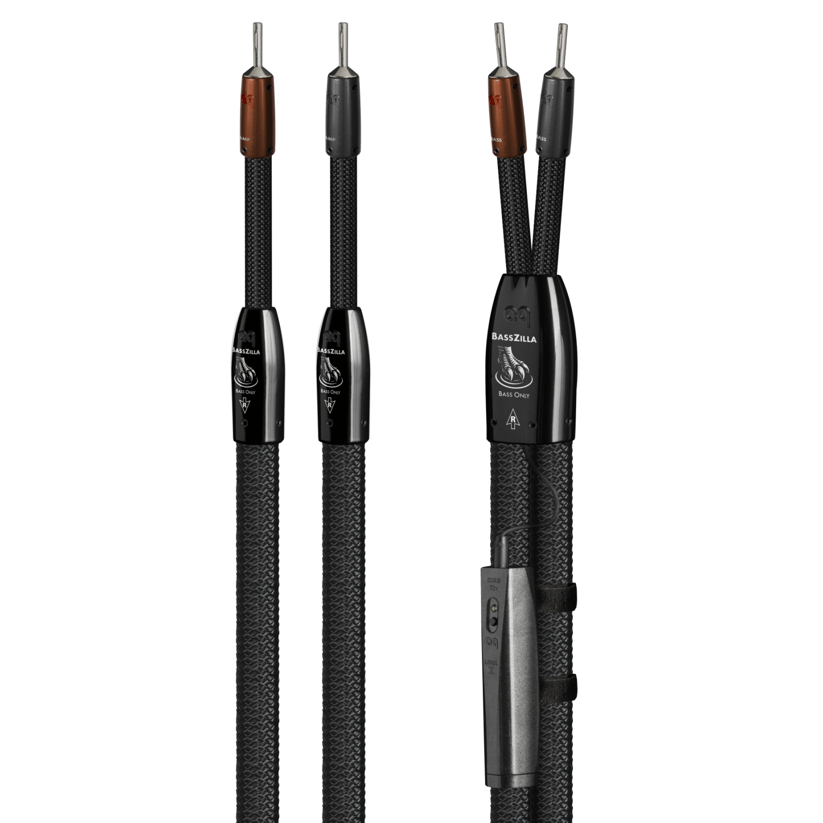 AudioQuest BassZilla coppia cavi diffusori 2m banana argento