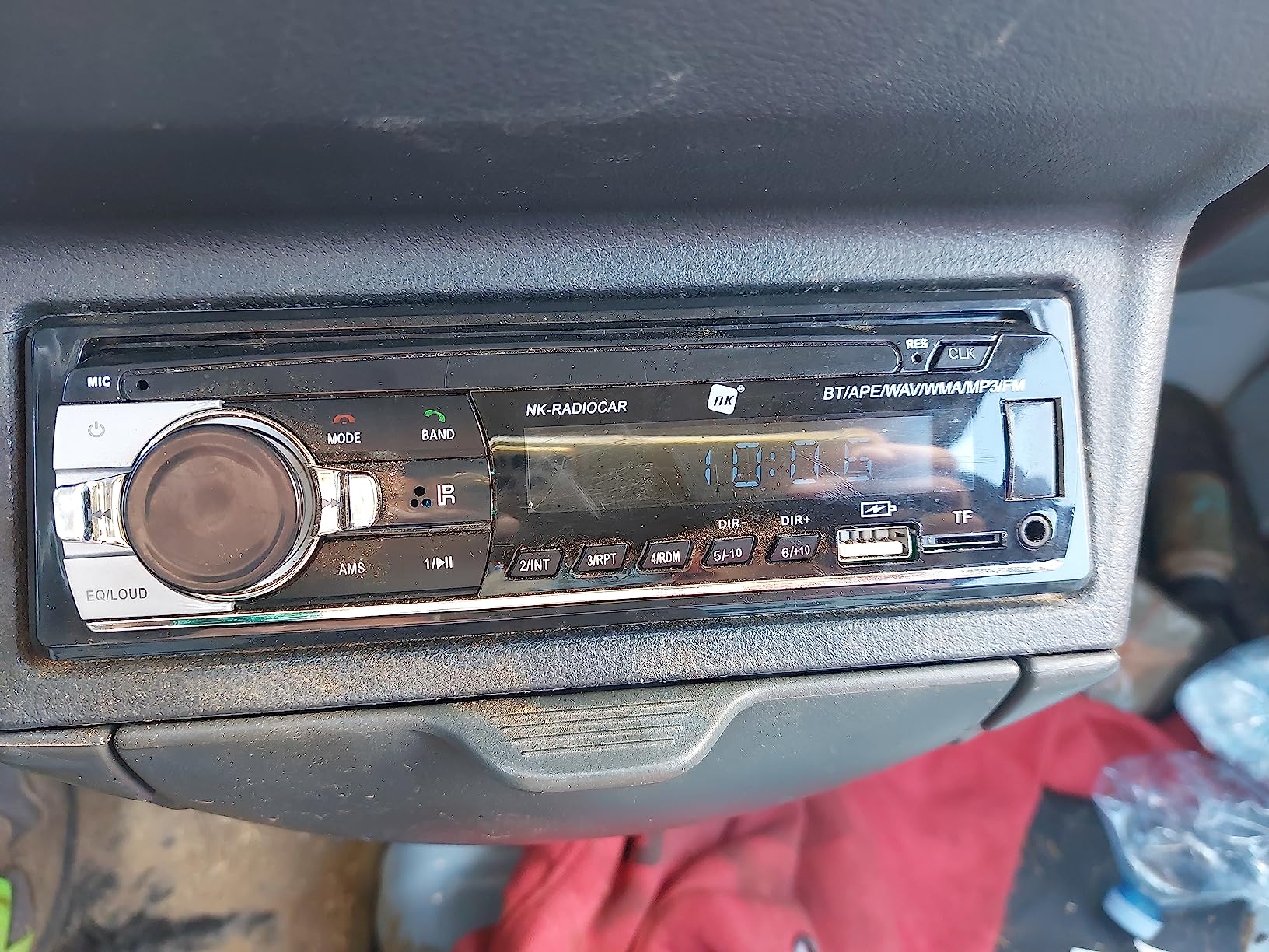NK Radiocare Autoradio Bluetooth 1 DIN 4x40W