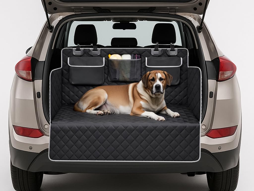 NK Automobile Copertura Bagagliaio Cani Nero 280x103 Cm
