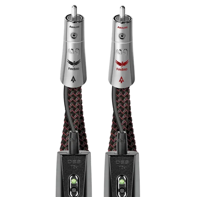 AudioQuest FireBird RCA-RCA cavo audio argento PSS DBS 72V