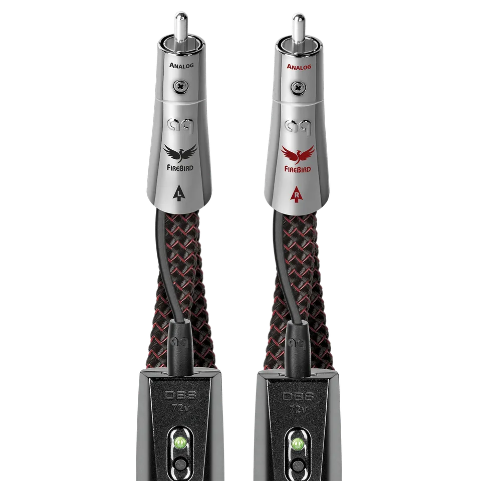 AudioQuest FireBird RCA-RCA cavo audio argento PSS DBS 72V