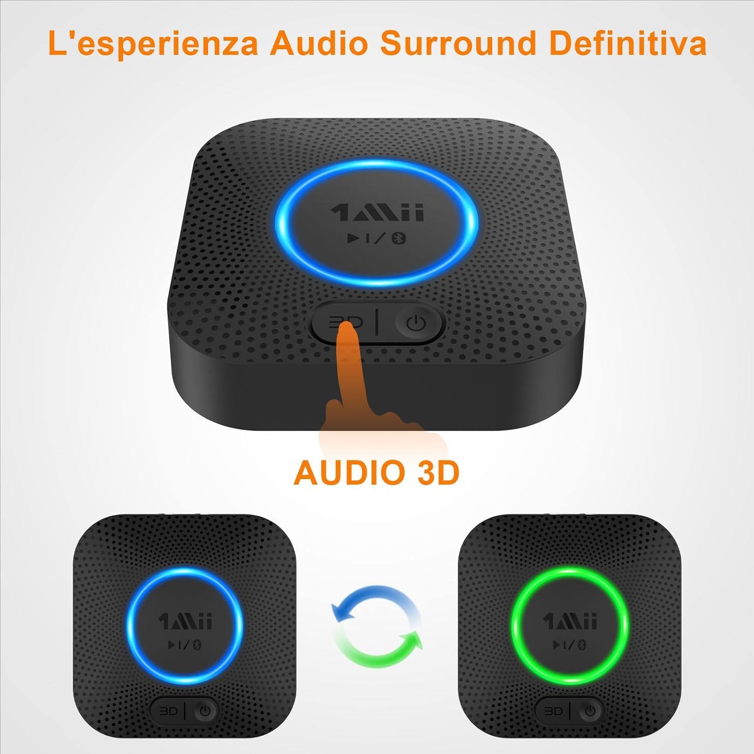 1Mii B06 Plus Ricevitore Bluetooth aptX HD 50m