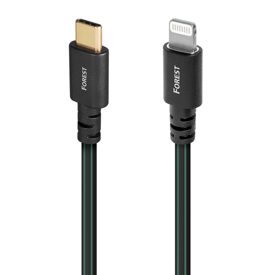 AudioQuest Forest cavo USB-C Lightning 0,75 m argento