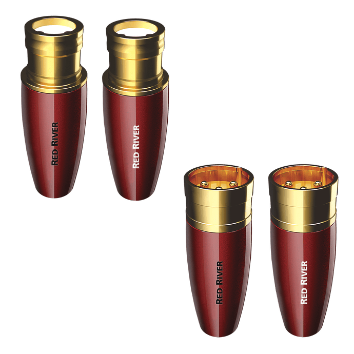 AudioQuest Red River cavo bilanciato XLR rame connettori oro