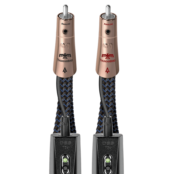 AudioQuest ThunderBird RCA cavo RCA rame PSC+ Zero-Tech