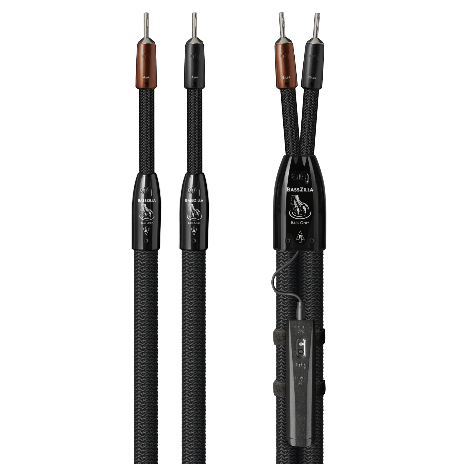 AudioQuest BassZilla coppia cavi diffusori 2m banana argento