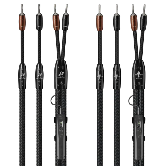 Audioquest Lone Ranger BigFoot cavo diffusori BiWire argento