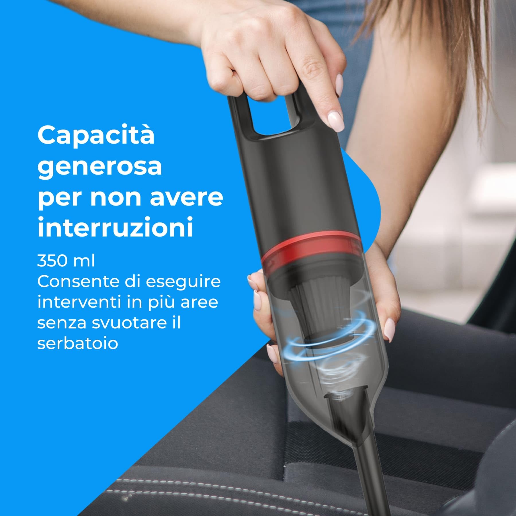 NK Mini Aspirapolvere Senza Cavo 6000 PA USB-C