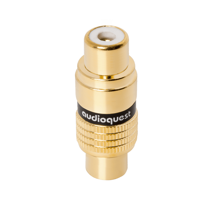 Audioquest Accessories RCA adattatore RCA femmina-femmina oro