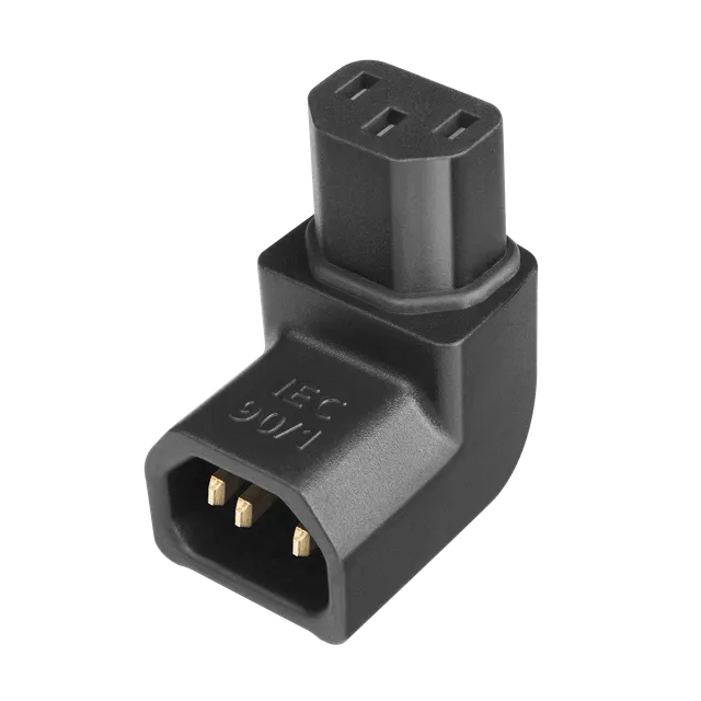 AudioQuest Accessories IEC90/1 adattatore IEC 90° stretto