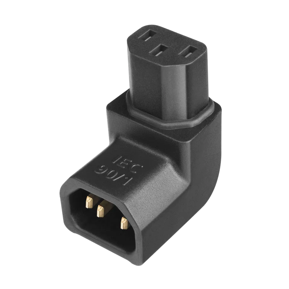 AudioQuest Accessories IEC90/1 adattatore IEC 90° stretto