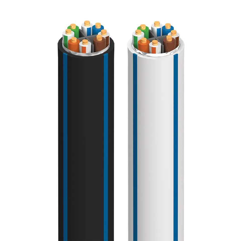 AudioQuest CAT600 FMJ cavo Ethernet 152m nero-blu