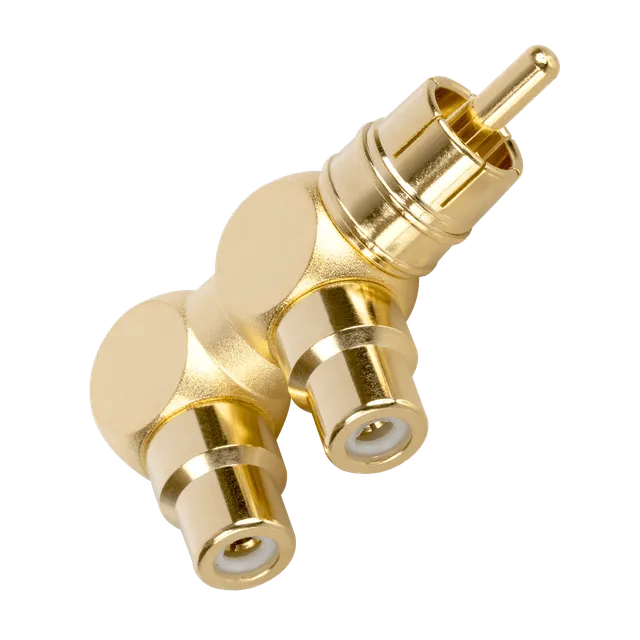 AudioQuest Accessories Splitter RCA rigido jack 3,5mm 2 RCA