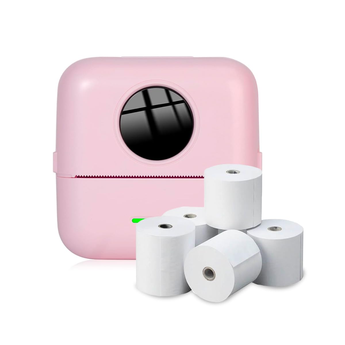 NK Stampante Fotografica Portatile Termica Rosa Bluetooth