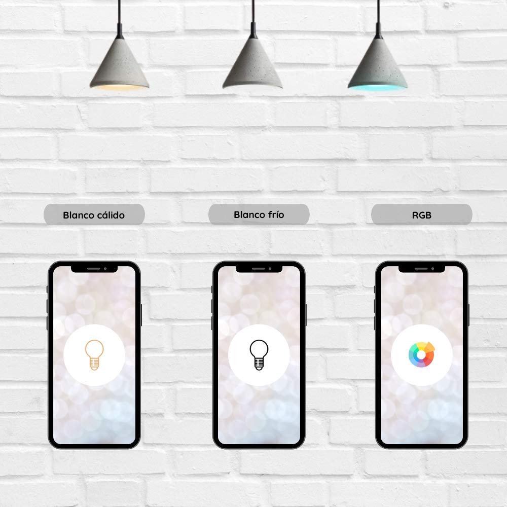 NK Lampadina LED Smart E27 9W WiFi RGB pack x2