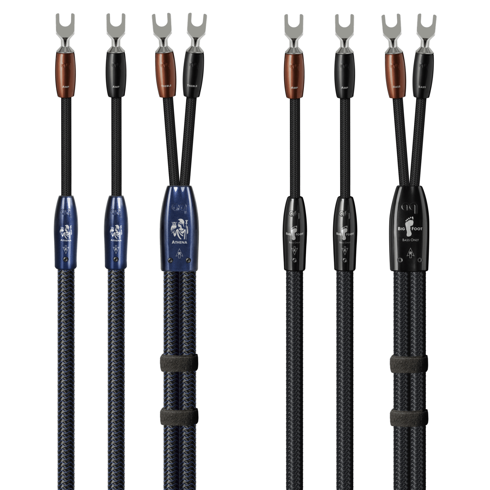 Audioquest Athena + BigFoot cavo diffusori BiWire coppia 3 m banana
