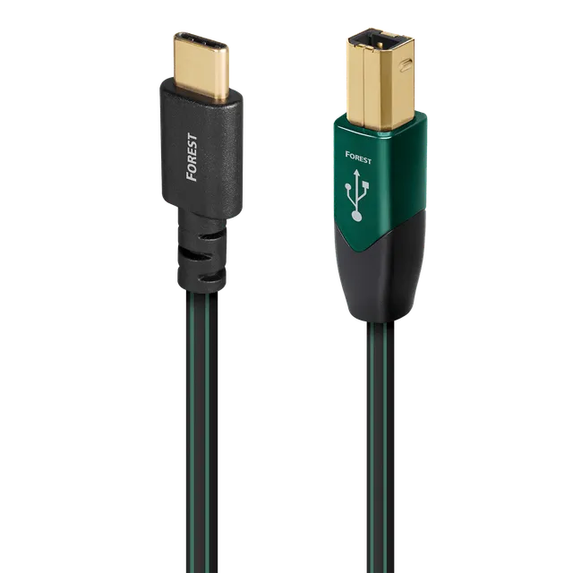AudioQuest Forest cavo USB-C a USB-B argento
