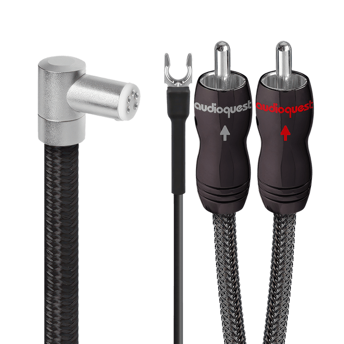AudioQuest WEL Signature 90° cavo braccio giradischi argento