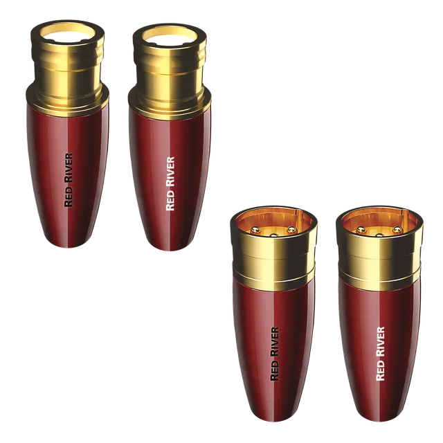 AudioQuest Red River cavo bilanciato XLR rame connettori oro