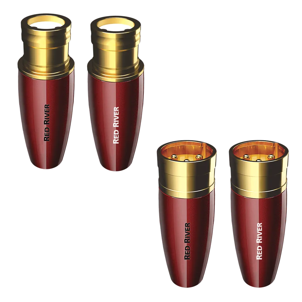 AudioQuest Red River cavo bilanciato XLR rame connettori oro