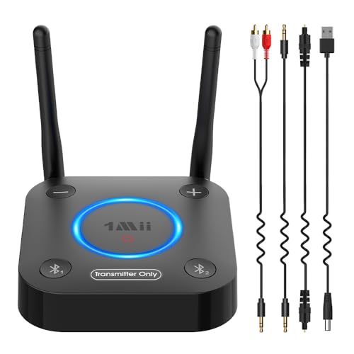 1Mii B06TX trasmettitore Bluetooth TV 5.3 aptX 2 cuffie