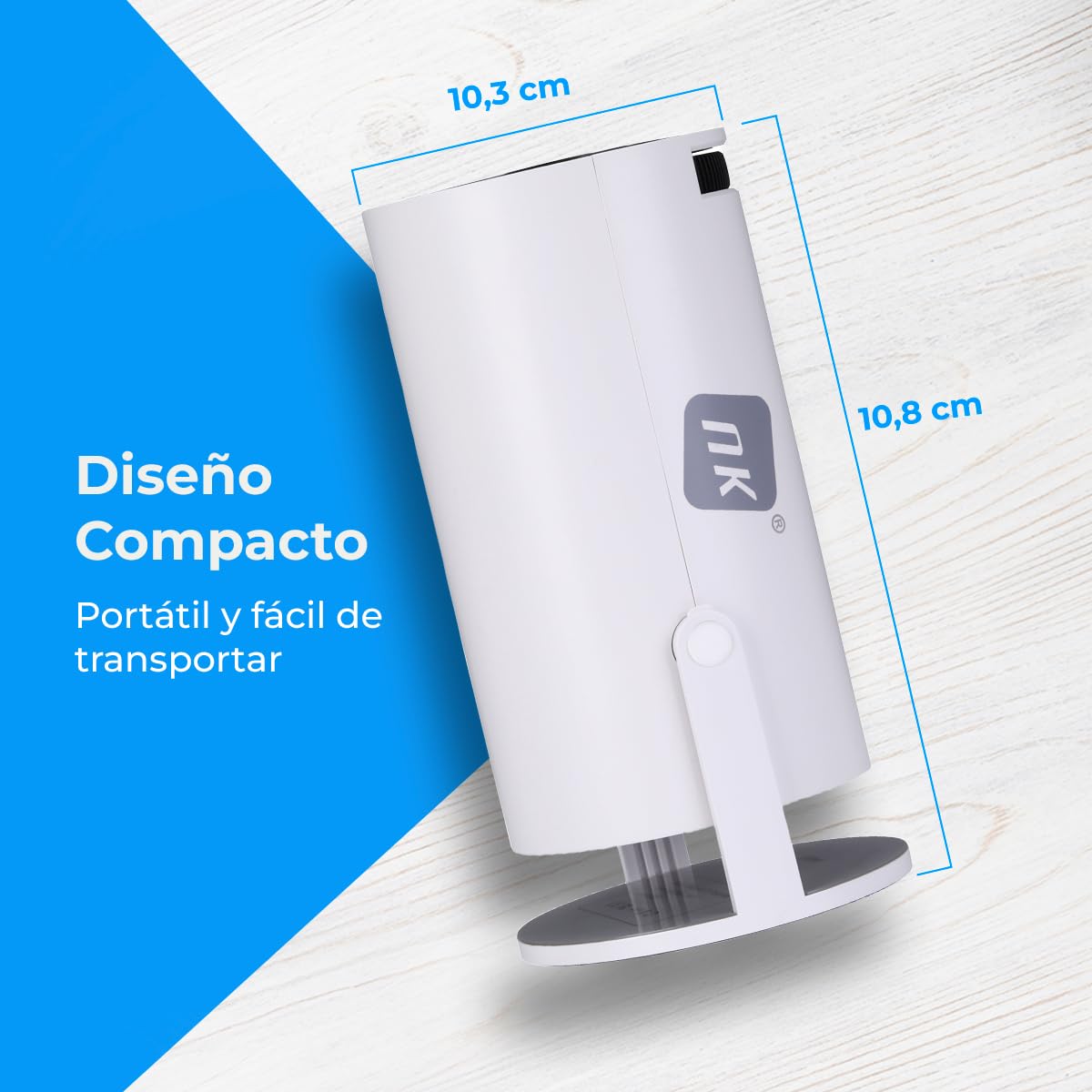 NK Mini Proiettore Portatile Full HD 1080P 4K WiFi 180°