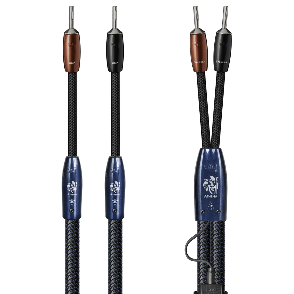 AudioQuest Athena cavo diffusori coppia 3m banana argento