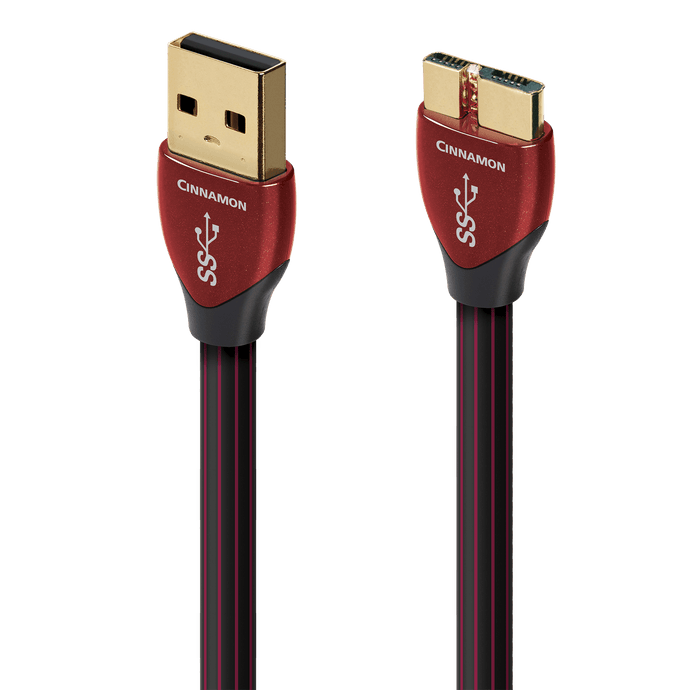 AudioQuest Cinnamon USB-A Micro-B 3.0 cavo USB argento