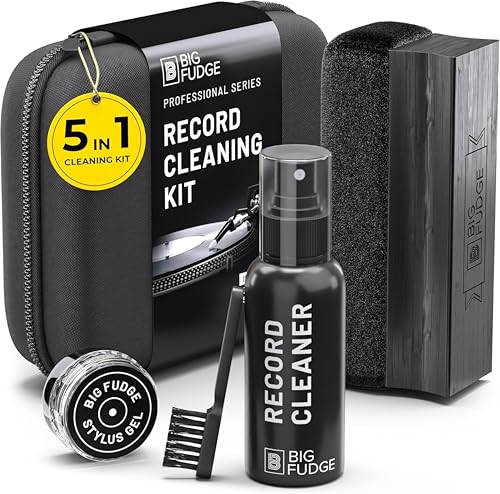 Big Fudge Vinyl Cleaning Kit Pulizia Vinili 4 in 1 Velluto