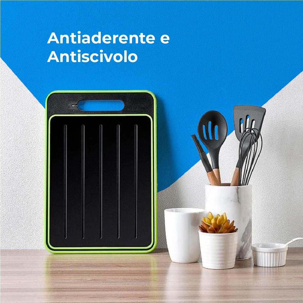 NK Tagliere Scongelamento 4 in 1 Vassoio 36,5 cm