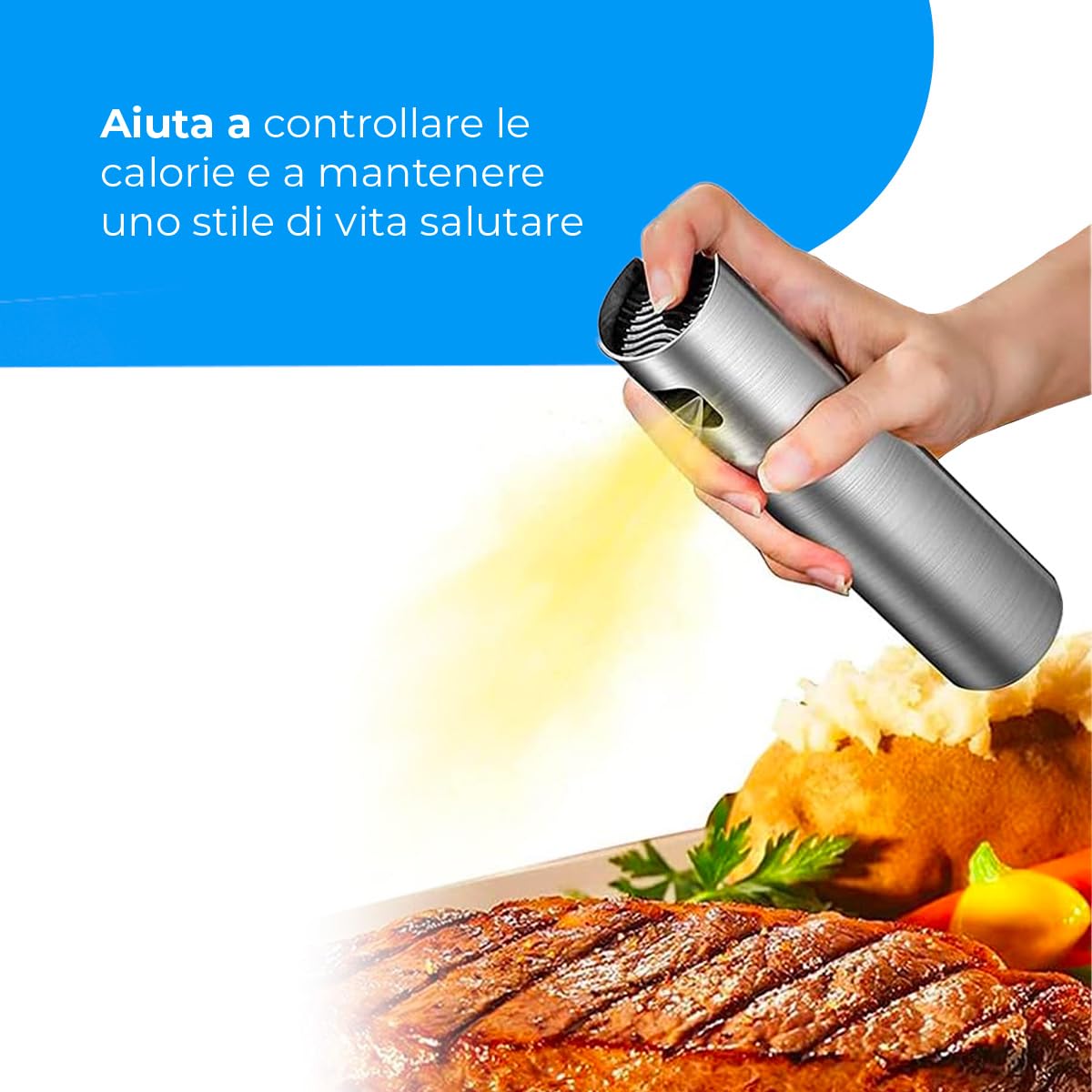 NK Casa e Cucina spruzzatore olio 100 ml ricaricabile