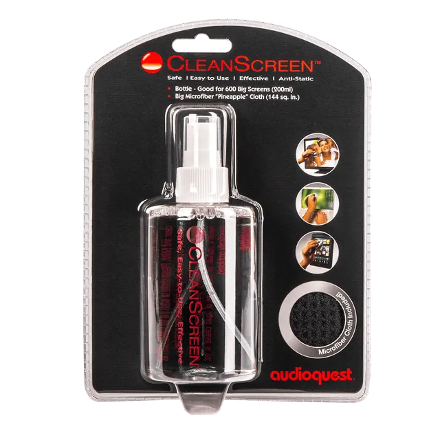 AudioQuest CleanScreen Pack kit pulizia schermi 6oz