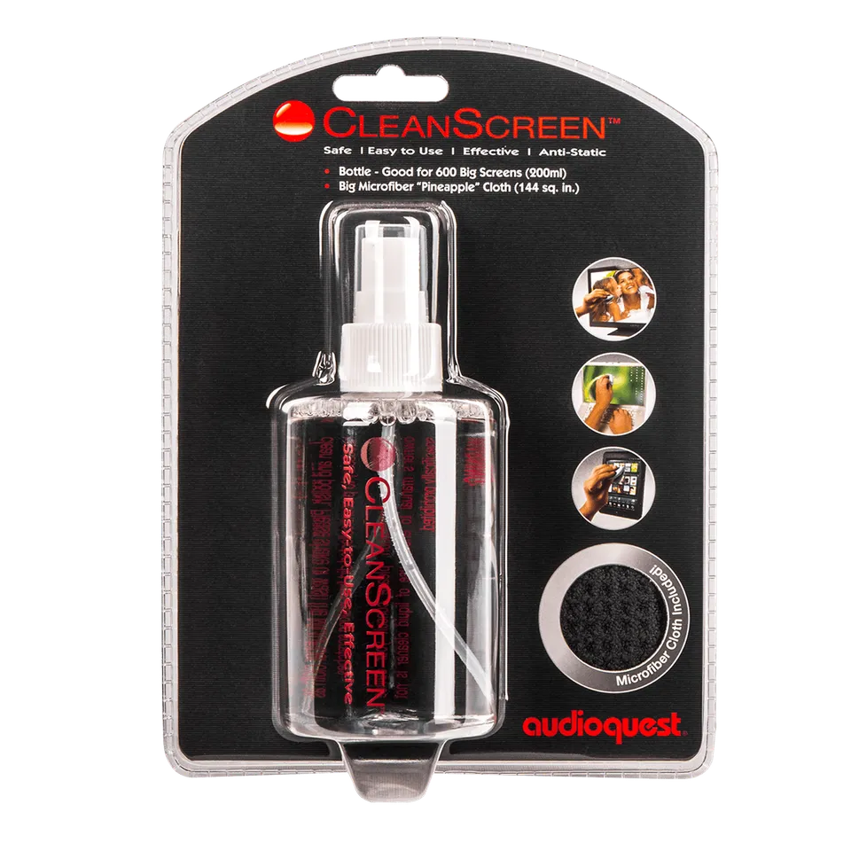 AudioQuest CleanScreen Pack kit pulizia schermi 6oz